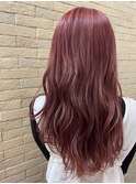 ピンクブラウン♪韓国スタイルも◎