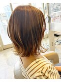 波巻きミディボブ