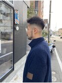 フェードカット×シェービング