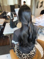 リバレッジ 広尾(Leverage)&nbsp;フェイスフレーミングブルーブラック【広尾/恵比寿】担当:柴崎