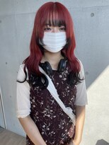 ゲーム 吉祥寺店(GAME)&nbsp;赤×黒/ダブルカラー/ケアブリーチ/髪質改善/原宿