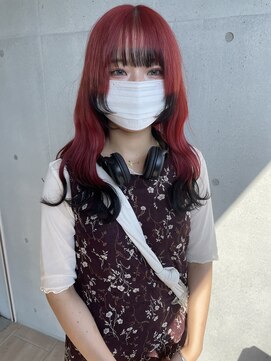 ゲーム 吉祥寺店(GAME) 赤×黒/ダブルカラー/ケアブリーチ/髪質改善/原宿