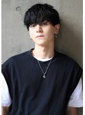 黒髪ショートネープきれい目束感マッシュ