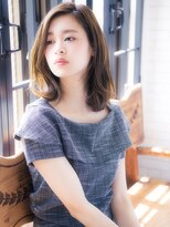 アニモフィオレンテ 春日部2号店(animo FIORENTE)&nbsp;animo春日部/リラクシー/ニュアンスカラー/かきあげバングh