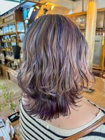 ナゴンスタイル(NAGON STYLE)&nbsp;グレージュ×カラーハイライト