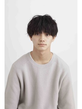 アンガーデン(Une GARDEN) メンズ王道モテ◎韓国マッシュニュアンスパーマブルーブラック