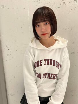 ガリカ 蔵前(Gallica) 【竹之内蔵人】ぱっつんボブ/内巻きボブ/透明感地毛風カラー