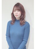 大人可愛い 顔まわり韓国風 ミディ