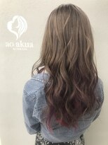 アオアクア バイ グルグル 小岩店(ao akua by GULGUL) ピンクベージュ 【透明感アッシュ×ピンクインナー】小岩