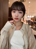 アンバー 池袋(amber)&nbsp;切りっぱなしボブ/ダブルカラー/髪質改善[池袋駅]