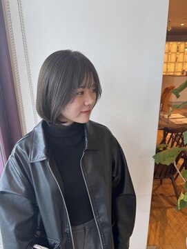 ルッツ(Lutz. hair design) 3/14  bob khaki gray