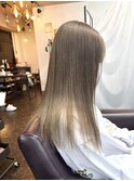 栗原,エアリーロング,美髪,ピンクブラウンベージュa47