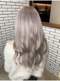 ハイトーンホワイトベージュシールエクステ ロング