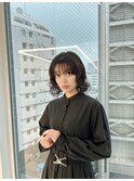 カーリーパーマ　ボブ