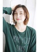 シュシュット(chouchoute)&nbsp;レイヤーカットウェットヘアデザインカラーオリーブベージュ/078