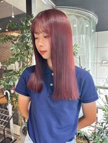 ヘアーアンドメイク ビス(HAIR&MAKE bis)&nbsp;韓国風ボルドーカラー【唐木彩華】