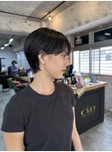 丸みショート/ショート/小顔ショート/耳掛けショート/カット