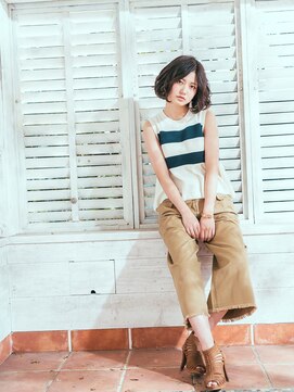 カバーヘアアンドスパ ブリス 浦和(COVER HAIR&SPA bliss) フレンチカジュアルひし形レイヤーカットボブパーマtk2浦和