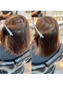 【ONE HAIR】ONEHAIR式艶髪特化縮毛矯正☆