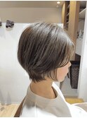 20代30代ダブルカラーブリーチ立体感グラデーション透明感