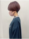 【morio池袋】刈り上げショート/刈り上げ女子/暖色カラー＊
