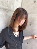 イメチェンヘアスタイル美髪のススメワイドバングブルーブラック