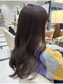 ラベンダーブラウン　×   ロング