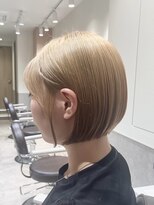 エン バイ ユアーズヘア 銀座店(eN° by youres hair)&nbsp;乾かしただけで丸くまとまる！ミニボブショート！