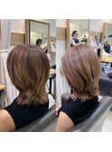 白髪ぼかし/脱白髪染め/ハイライト【藤沢/藤沢駅】