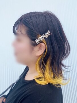エントランスオブヘアー(ENTRANCE OF HAIR) イエローインナーカラー