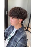波巻きスパイラル/メンズカット/メンズ/メンズサロン/波巻き