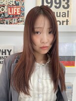 シャルムバイケンジ(Charm.by KENJE)&nbsp;赤髪/艶髪/髪質改善/ブリーチなし/韓国レイヤー/オージュア