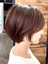 ルアン 大分駅店(ruen)&nbsp;大分ショート/ショートボブ/ブラウンカラー/大人ショート