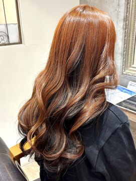 アヤラグランスパ 船橋店(AyaLA GRAN SPA) 【大須賀晴江】オレンジ × ダークブラウン