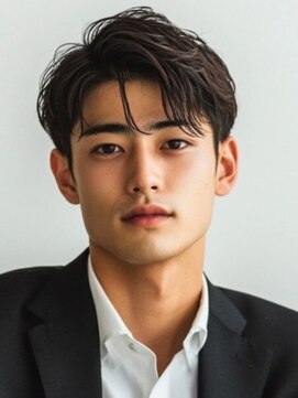 ラギッド 大野城店(RUGGED) ビジネスヘア ニュアンスパーマ ツーブロッック メンズ 20代