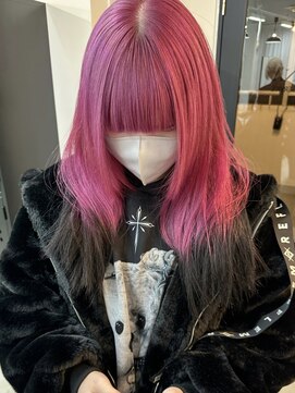 カシスピンク×エンドブラック