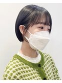 【morio松戸 石山】黒髪ボブナチュラルボブミニボブ耳掛けボブ