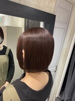 アンドットエス 銀座(and.S)&nbsp;【and.S 銀座】ミニボブ小顔　切りっぱなしボブ　　耳掛け