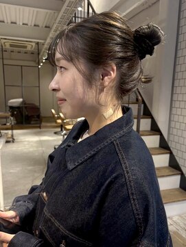 ナリー(Nary) ベージュカラー+アレンジ/畑段/Nary六角/京都美容室