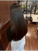 【髪質改善、ナチュラルブラウン】河原町/四条/縮毛矯正/艶髪