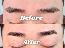 眉毛・ヒゲの細部までトータルに整える
