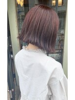 マル ニシノミヤ(MAR.co) ピンクブラウンボブ