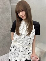 アイヴァン(AIVAN) ロングレイヤー・ハッシュレイヤー・マロンベージュ