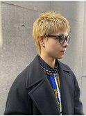 波巻きツイストスパイラル/刈り上げセンターパート/溝の口