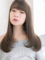 ローマ ギンザ(ROMA Ginza)&nbsp;透明感×艶髪/ココアグレージュ/小顔レイヤーカット/縮毛矯正