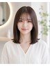 【顔周りのクセを改善ナチュラルストレート】＋顔周りカット