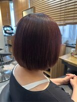 ヘアリゾート粋 トゥジュ 池袋東口店(tujuh)&nbsp;透明感ブラウン/ショートボブ/レイヤーカット