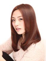 美容室ソラ 小岩店(sora)&nbsp;ラグジュアリーな質感が印象的なストレートセミディー【小岩】