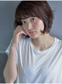 ゆるハネの毛先でやんちゃなカジュボブ