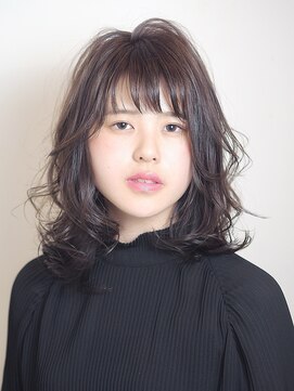 グロッシー(GLOSSY) シースルーバングミディ